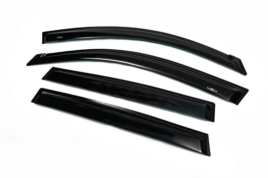 Long windbreakers (4 pcs, HIC) for Toyota Rav 4 2006-2013 - Reelken Auto