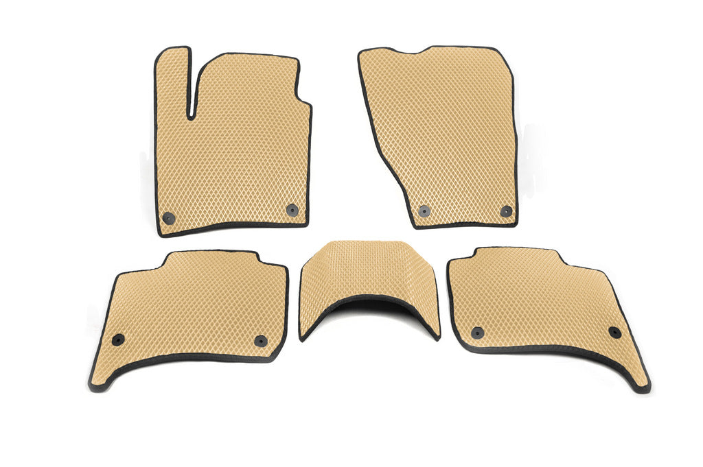 EVA Floor Mats (Beige) for Porsche Cayenne 2010-2017 - image 1