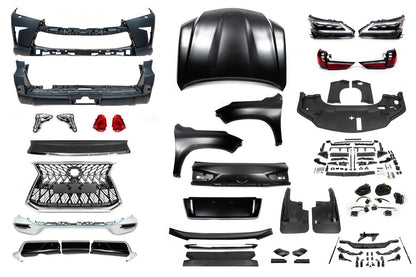 Facelift conversion kit from 2008-2016 model to TRD Superior (2016-2020) for Lexus LX570/450d 2008-2022 - image 2