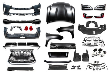 Facelift conversion kit from 2008-2016 model to TRD Sport (2021+) for Lexus LX570/450d 2008-2022 - image 2