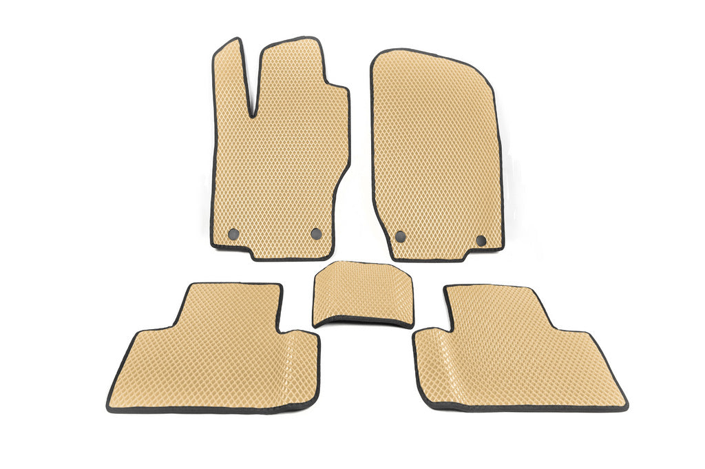 EVA Floor Mats (5 seats, beige) for Mercedes GL сlass X164 2006-2012 - image 1