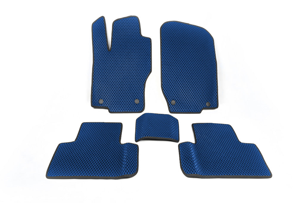 EVA Floor Mats (5-Seater, Blue) for Mercedes GL сlass X164 2006-2012 - image 1