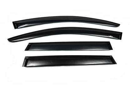 Window Deflectors (4 pcs, HIC) for Volkswagen Touareg 2010-2018 - image 1