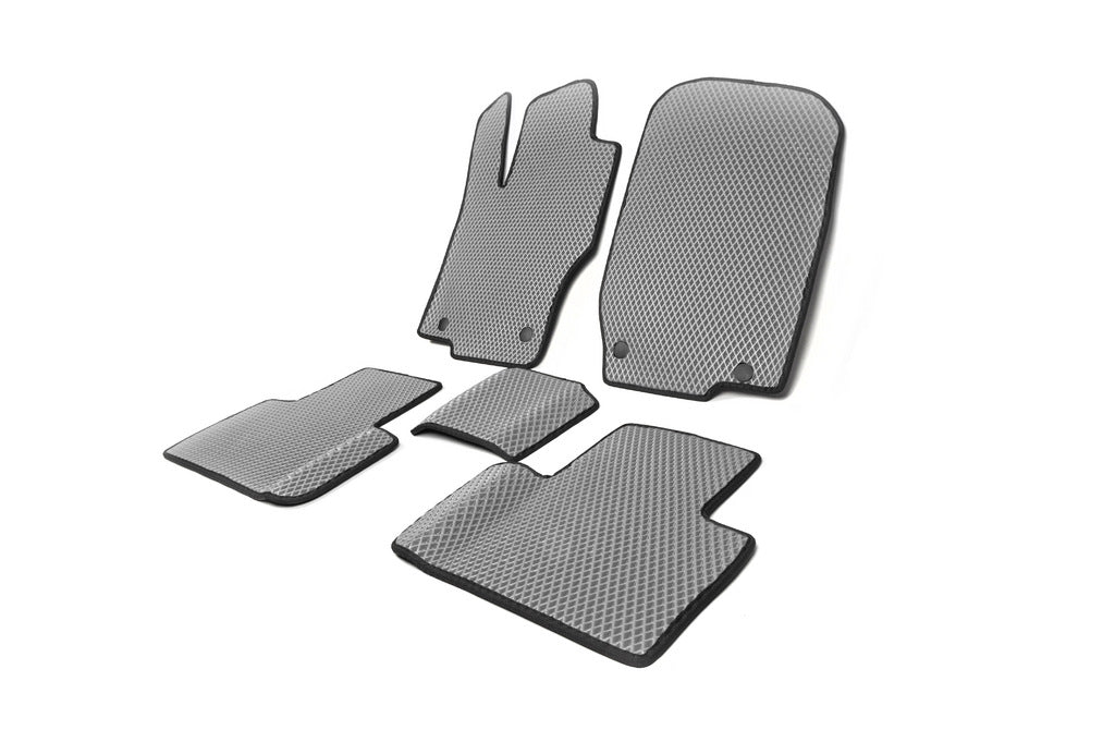 EVA Floor Mats (5 seats, grey) for Mercedes GL сlass X164 2006-2012 - image 3