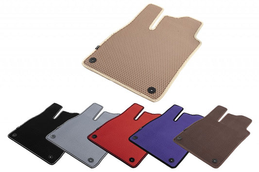 Rubber floor mats Carsuit (2017+, SD, beige) for Peugeot 301 2012- - image 2
