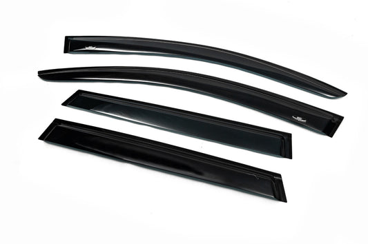 Window Deflectors (4 pcs, HIC) for Volkswagen Touareg 2010-2018 - image 2