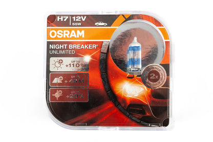 Osram H7 55W Night Breaker Unlimited 64210NBU Headlight Bulb - image 1