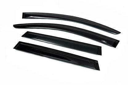 Window Deflectors (4 pcs, HIC) for Porsche Cayenne 2010-2017 - image 2
