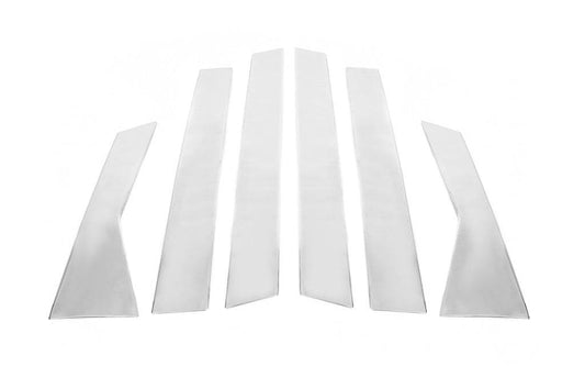 Overlays on the door posts (6 pcs., stainless steel) for Volvo S90/V90 2016↗︎ - Reelken Auto