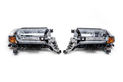 Front lights 2016+ (Executive) for Toyota Land Cruiser 200 - Reelken Auto