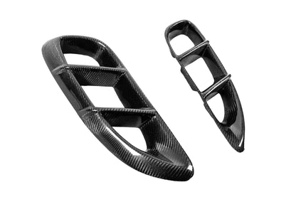 Rear Fender Covers (for GT4, Carbon) for Porsche Boxster/Cayman 982 (718) 2016- - image 4