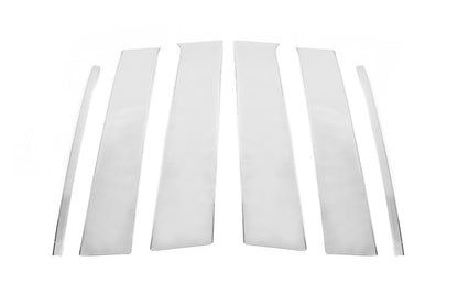 Stainless Steel Door Pillar Covers (6 pcs) for Toyota Hilux 2015- - image 2
