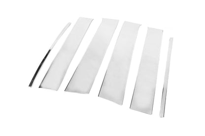 Stainless Steel Door Pillar Covers (6 pcs) for Toyota Hilux 2015- - image 3