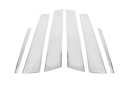 Stainless Steel Door Pillar Trim (6 pcs) for Kia Optima 2010-2016 - image 2