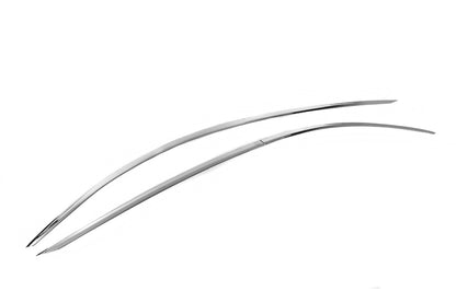 Chrome Window Deflectors Niken Luxury (4 pcs) for Tesla Model Y 2020- - image 5