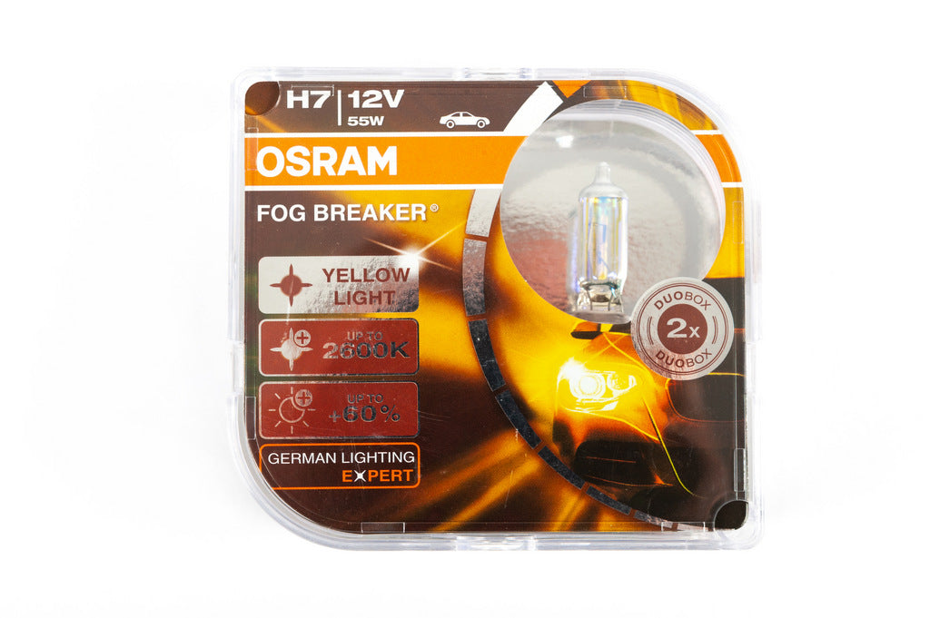 Osram H7 55W Fog Breaker 62210FBR Headlight Bulb - image 1