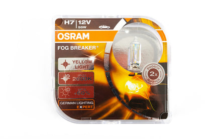 Osram H7 55W Fog Breaker 62210FBR Headlight Bulb - image 1