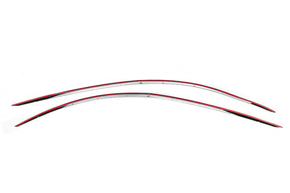 Chrome Window Deflectors Niken Luxury (4 pcs) for Tesla Model Y 2020- - image 6