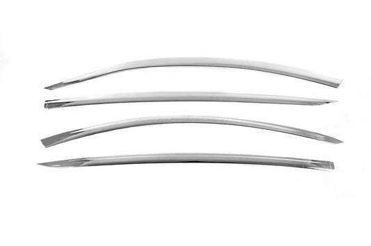 Chrome Window Deflectors Niken Luxury (4 pcs) for Tesla Model Y 2020- - image 1