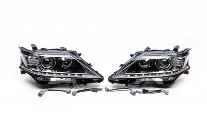 Front optics (2 pcs, restyling) for Lexus RX 2009-2015 - Reelken Auto