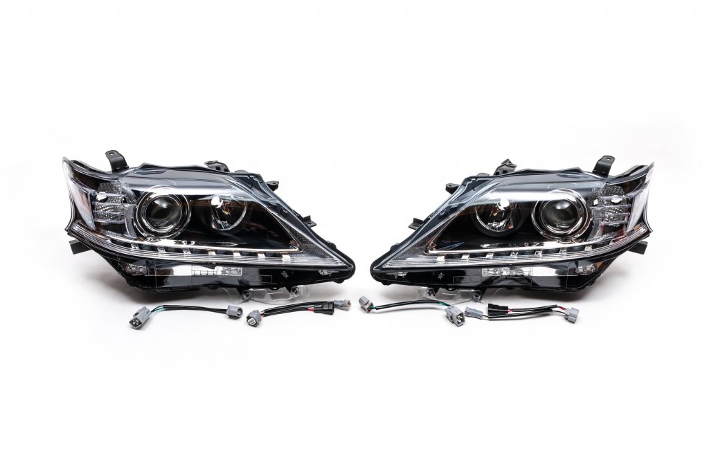 Front Headlights Set (2 pcs, Facelift) for Lexus RX 2009-2015 - image 1