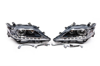 Front optics (2 pcs, restyling) for Lexus RX 2009-2015 - Reelken Auto