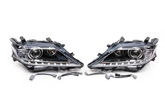 Front optics (2 pcs, restyling) for Lexus RX 2009-2015 - Reelken Auto