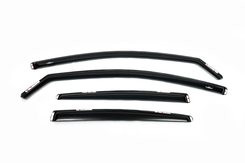 In-Channel Wind Deflectors SD (4 pcs, EU, HIC) for Volkswagen Passat B7 2012-2015 - image 1