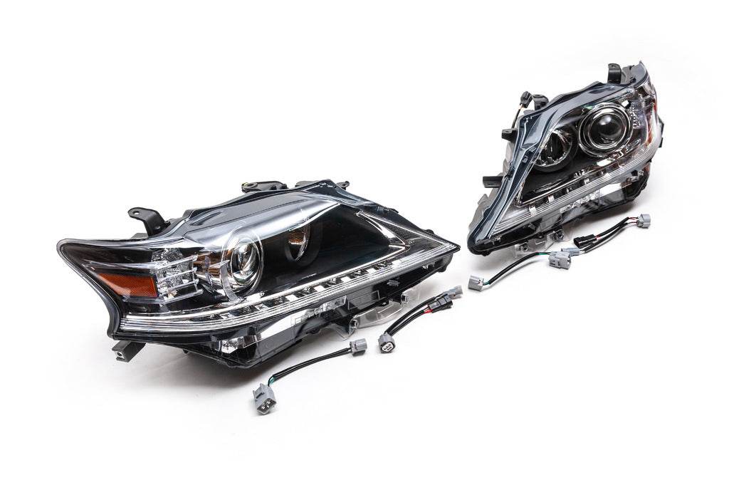 Front optics (2 pcs, restyling) for Lexus RX 2009-2015 - Reelken Auto