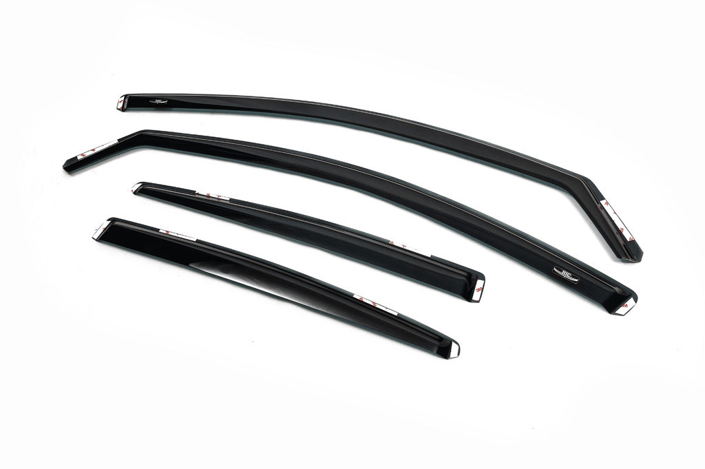 In-Channel Wind Deflectors SD (4 pcs, EU, HIC) for Volkswagen Passat B7 2012-2015 - image 2