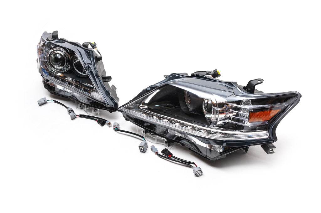 Front optics (2 pcs, restyling) for Lexus RX 2009-2015 - Reelken Auto