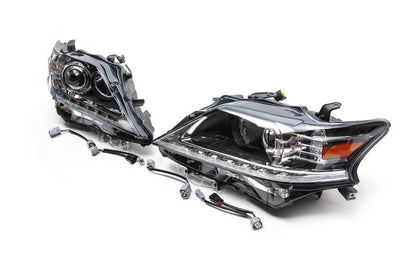 Front optics (2 pcs, restyling) for Lexus RX 2009-2015 - Reelken Auto