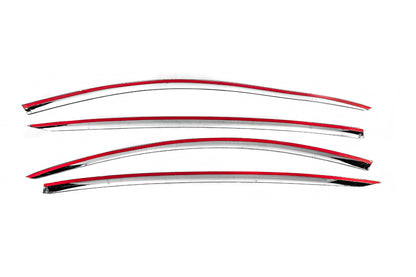 Chrome Window Deflectors Niken Luxury (4 pcs) for Tesla Model Y 2020- - image 8