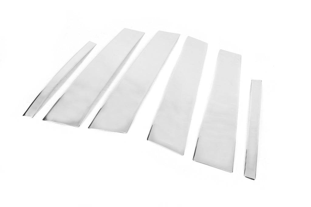 Rack covers 2020+ (stainless steel) for Mercedes E-class W213 2016-2023 - Reelken Auto