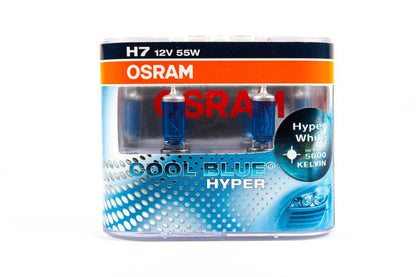 Osram H7 55W Cool Blue Hyper 62210CBH headlight bulb - Reelken Auto