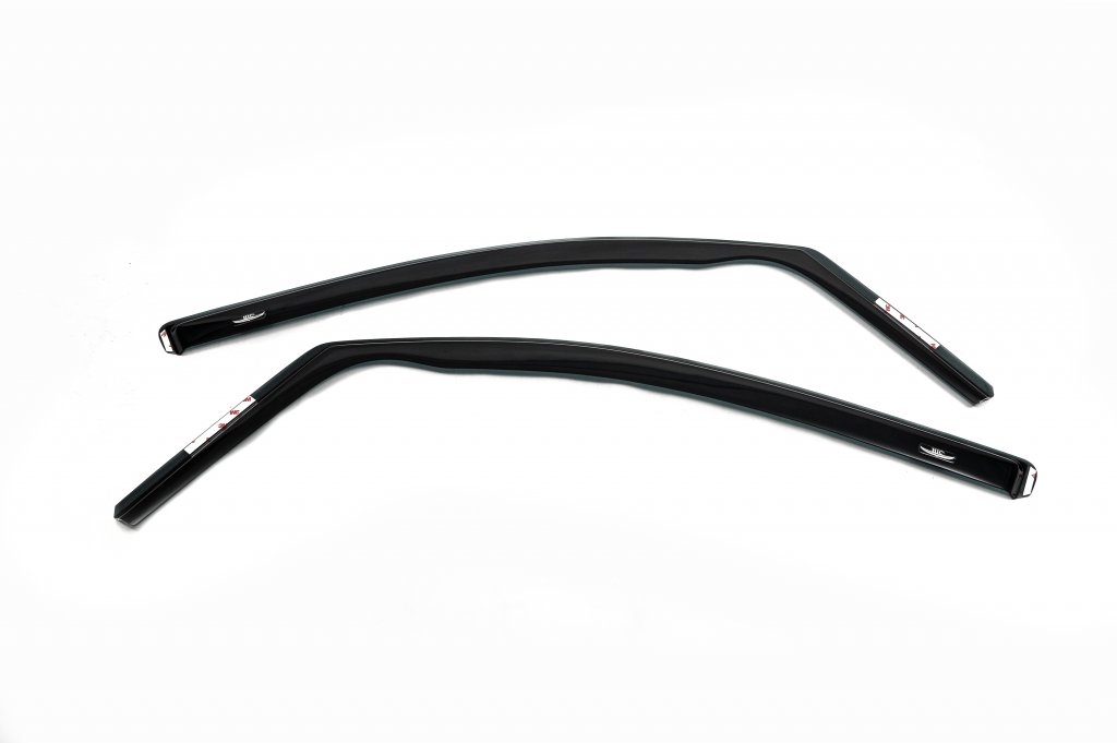 In-channel window deflectors (2 pcs, HIC) for Volkswagen Caddy 2004-2010 - image 4