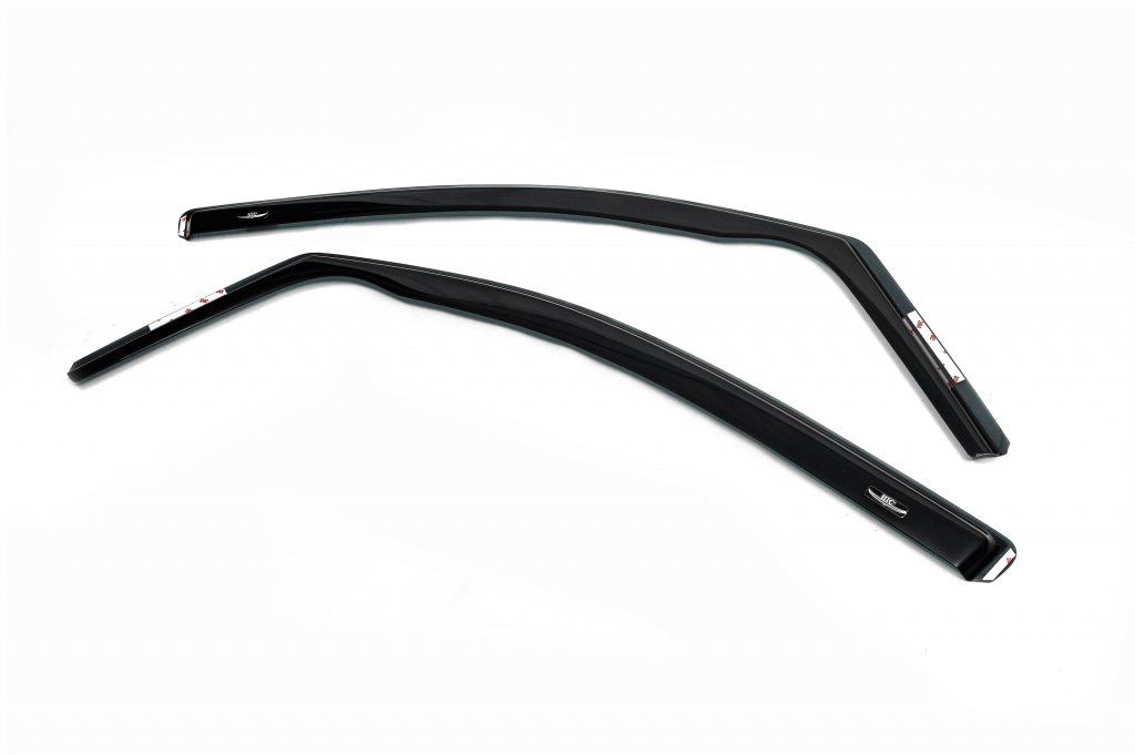 In-channel window deflectors (2 pcs, HIC) for Volkswagen Caddy 2004-2010 - image 5