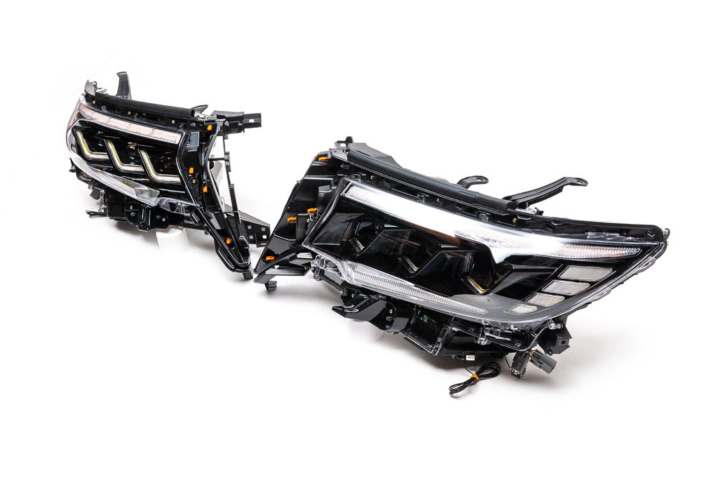 Front Headlights Lexus-Design-3-LED (2017+, 2 pcs) for Toyota Land Cruiser Prado 150 2009-2023 - image 5