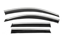 Window Deflectors with Chrome Trim Niken Luxury (2018-2022, 4 pcs) for Skoda Karoq 2018- - image 1