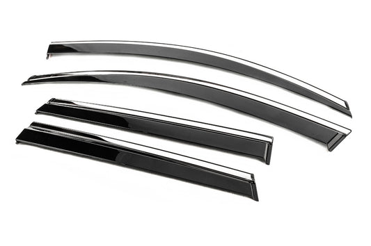 Niken Luxury chrome windbreakers (4 pcs) for Skoda Karoq - image 2