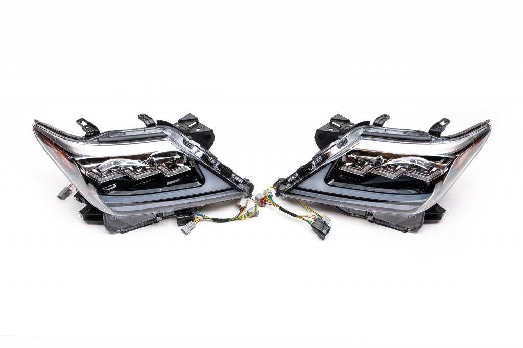 Front lights 2012-2015 (2020 design, 2 pcs) for Lexus LX570/450d - Reelken Auto