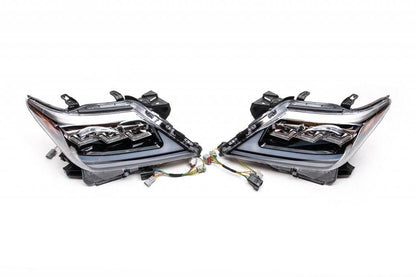 Front lights 2012-2015 (2020 design, 2 pcs) for Lexus LX570/450d - Reelken Auto
