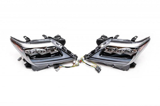 Front lights 2012-2015 (2020 design, 2 pcs) for Lexus LX570/450d - Reelken Auto