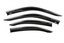 Window deflectors with chrome trim (4 pcs, Niken) for Opel Mokka 2021- - image 1