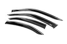Window deflectors with chrome trim (4 pcs, Niken) for Opel Mokka 2021- - image 2