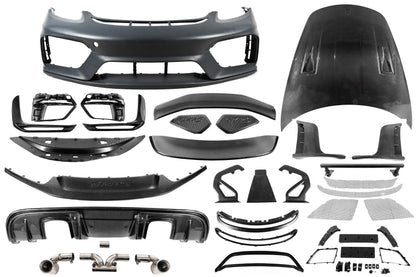 GT4RS Body Kit (ABS + Carbon) for Porsche Boxster/Cayman 982 (718) 2016- - image 1
