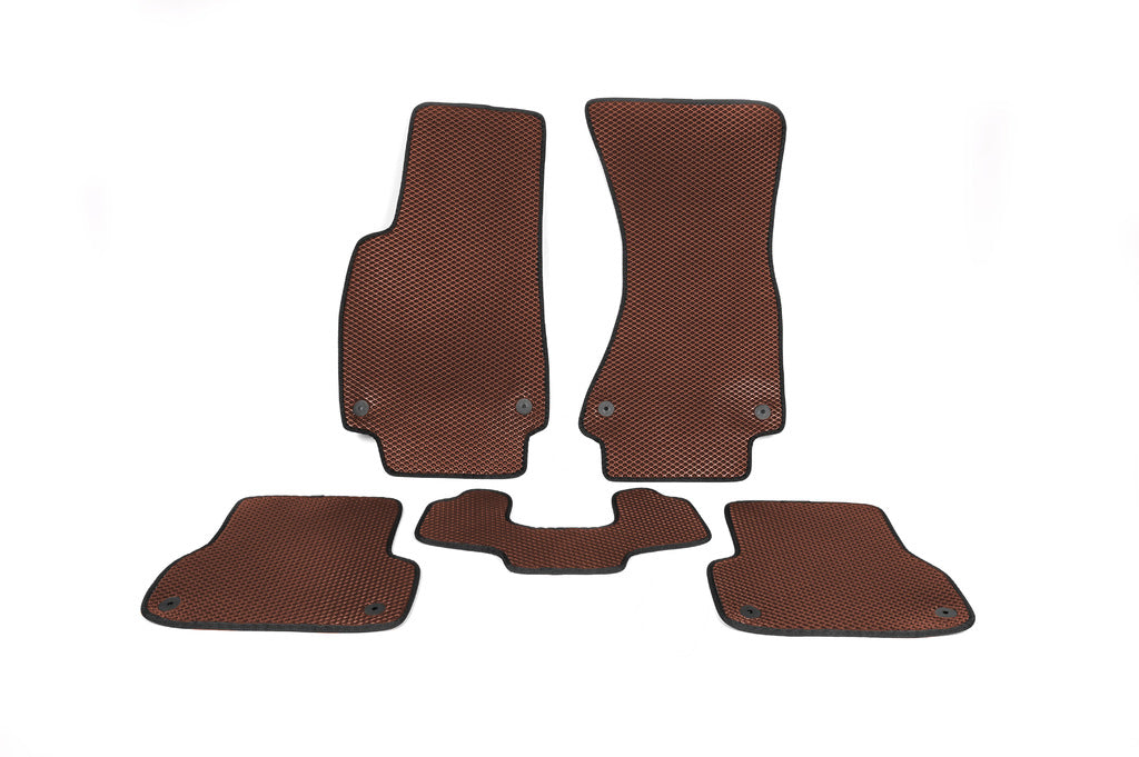 EVA Floor Mats (Brown) for Audi A7 2010-2018 - image 1
