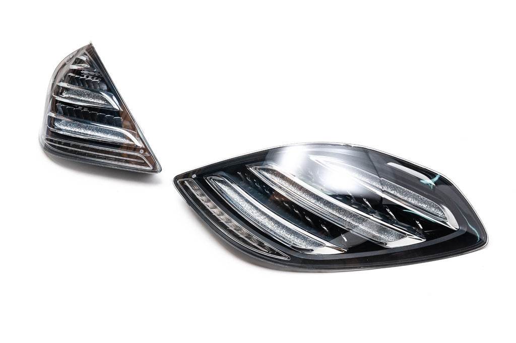 Rear lights (Black edition, 2 pcs) for Mercedes S-class W222 - Reelken Auto