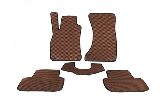 EVA mats (brown) for Audi A4 B8 2007-2015 - Reelken Auto
