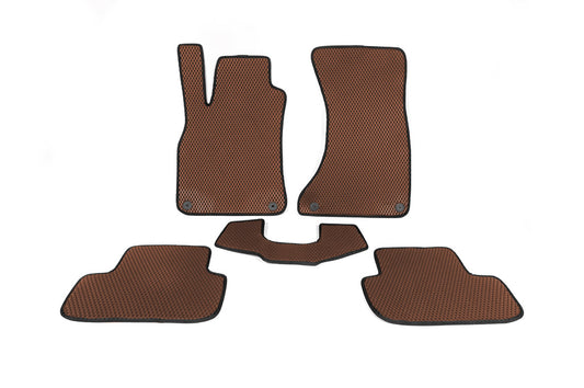 EVA Floor Mats (Brown) for Audi A4 B8 2007-2015 - image 1